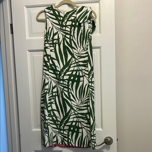 Kate Spade Green Sheath Dress with shoulder tie